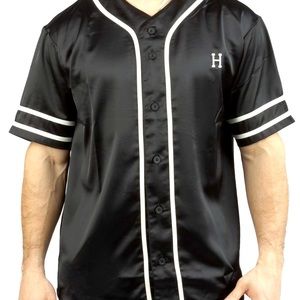 HUF community hand baseball jersey